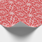 Winston Rot und Weiß Geschenkpapier (Ecke)