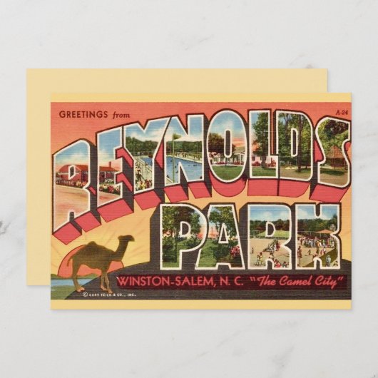 Winston Salem NC Ankündigung (Vorne/Hinten)