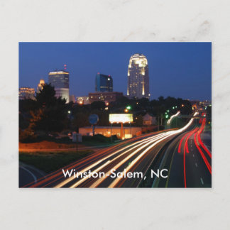 Winston-Salem, NC Postkarte