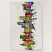 Winston-Salem North Carolina Skyline Puzzle (Vertikal)