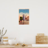 Winston Salem North Carolina The Big Coffee Pot Poster (Küche)