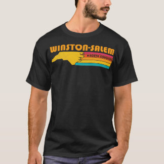Winston Salem North olina Vintag Distressed Souven T-Shirt