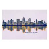 Winston-Salem Skyline Poster (Vorderseite)