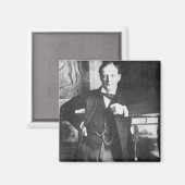 Winston Spencer Churchill 1904 Magnet (Vorderseite/Rückseite)