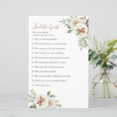 Winte Weiße Blüte Finden Sie das Weihnachtsspiel (Stehend Vorderseite)