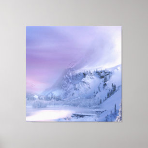 Winter 09 leinwanddruck