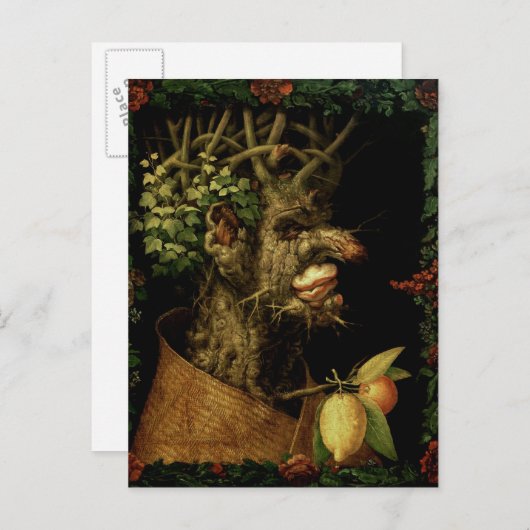 Winter 1573 postkarte (Vorne/Hinten)