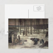 Winter 1889-93 postkarte (Vorne/Hinten)