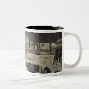 Winter, 1889-93 zweifarbige tasse