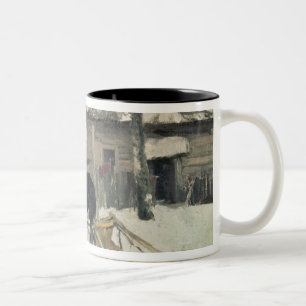 Winter, 1894 zweifarbige tasse