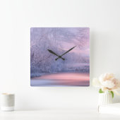 Winter 2019/01 quadratische wanduhr (Zuhause)