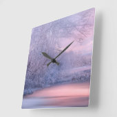 Winter 2019/01 quadratische wanduhr (Winkel)