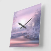 Winter 2019/02 quadratische wanduhr (Winkel)