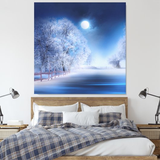 Winter 2019/03 leinwanddruck (Insitu (Schlafzimmer))