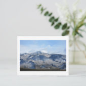 Winter 2020 Sacramento-Berge Postkarte (Stehend Vorderseite)