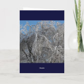 Winter ~ 24 feiertagskarte (Rückseite)