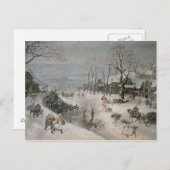 Winter 2 postkarte (Vorne/Hinten)