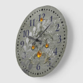 Winter 3 große wanduhr (Winkel)