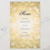 Winter 60. Geburtstag Programm Gold Wonderland Men Flyer (Hinten)