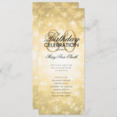 Winter 80. Geburtstag Programm Gold Wonderland Men (Vorne/Hinten)