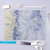 Winter Abend von Gustav Wentzel Seidenpapier (Handwerk)