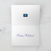 Winter Abend Weihnachtskarte Feiertagskarte (Innenseite)