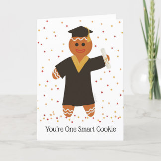 Winter Abschluss Smart Cookie Gingerbrett Dankeskarte