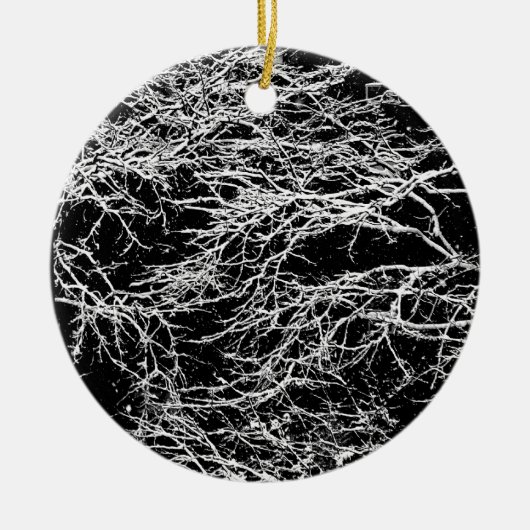 'Winter Abstrakt' Ornament (Vorne)