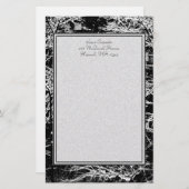 'Winter Abstrakt' Stationery Briefpapier (Vorne/Hinten)