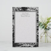 'Winter Abstrakt' Stationery Briefpapier (Stehend Vorderseite)