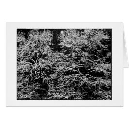 "Winter Abstrakt" - Urlaubskarte - Saison