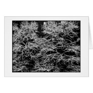 "Winter Abstrakt" - Urlaubskarte - Saison