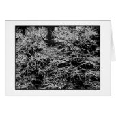 "Winter Abstrakt" Weihnachtskarte - Weihnachten (Vorderseite (Horizontal))