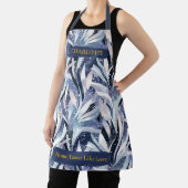 Winter Abstrakte Leaf Schürze mit Individuelle Nam (InSitu)