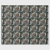 WINTER ACORNS GESCHENKPAPIER (Flach)