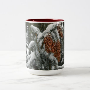 WINTER ACORNS ZWEIFARBIGE TASSE