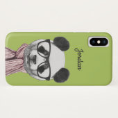 Winter-addieren bereiter Panda-Bär | Ihren Namen Case-Mate iPhone Hülle (Rückseite (Horizontal))