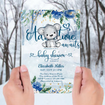 Winter Adventure Awaits Polar Bear Baby Shower