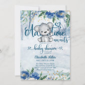 Winter Adventure Awaits Polar Bear Baby Shower (Vorderseite)