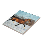 Winter Akhal-teke Fliese (Seite)