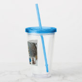 Winter Alice Blue Acryltumbler Acryltrinkbecher (Links)