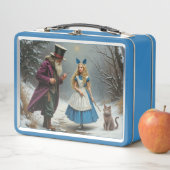 Winter Alice Blue Lunchbox (Beispiel)