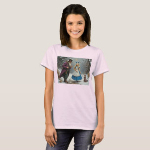 Winter Alice Damen rosa T-Shirt