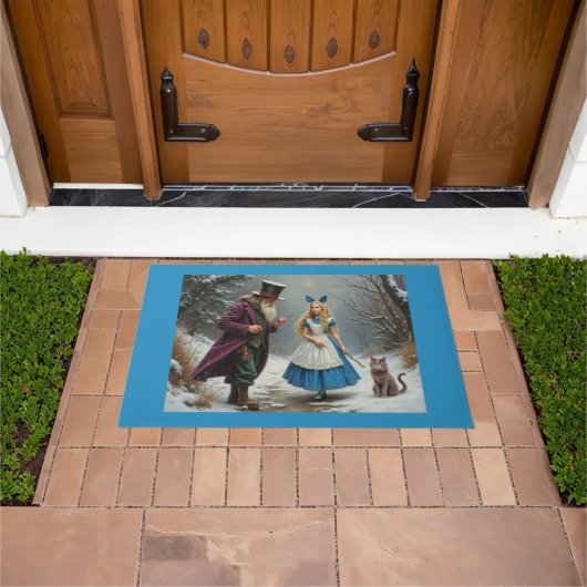 Winter Alice Doormat Fußmatte (Außenbereich)