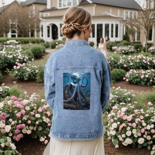 Winter Alice Frauen denim Jacke (Hochzeit Rückseite)