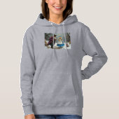 Winter Alice Frauen graues, gekröntes Sweatshirt (Vorderseite)