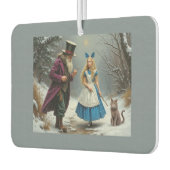 Winter Alice graue Autos-Lufterfrischer Autolufterfrischer (Links)