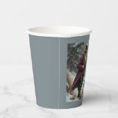Winter Alice Grey Paper Cups Pappbecher (Rechts)