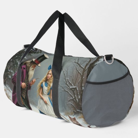 Winter Alice große Duffeltasche Duffle Bag (Rechte Ecke)