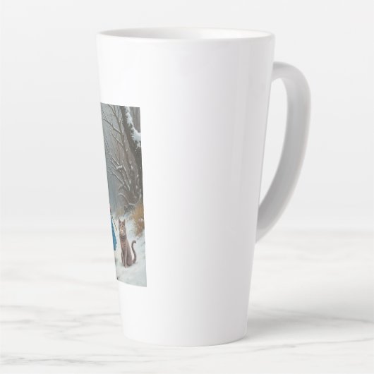 Winter Alice große verstorbene Tasse (Rechte Ecke)